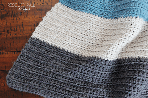 3 color crochet blanket pattern