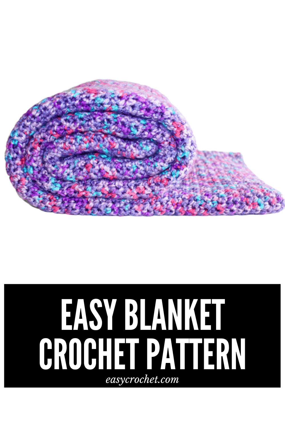 Make this beginner-friendly crochet blanket with this FREE crochet blanket pattern from Easy Crochet. Find the pattern at easycrochet.com via @easycrochetcom