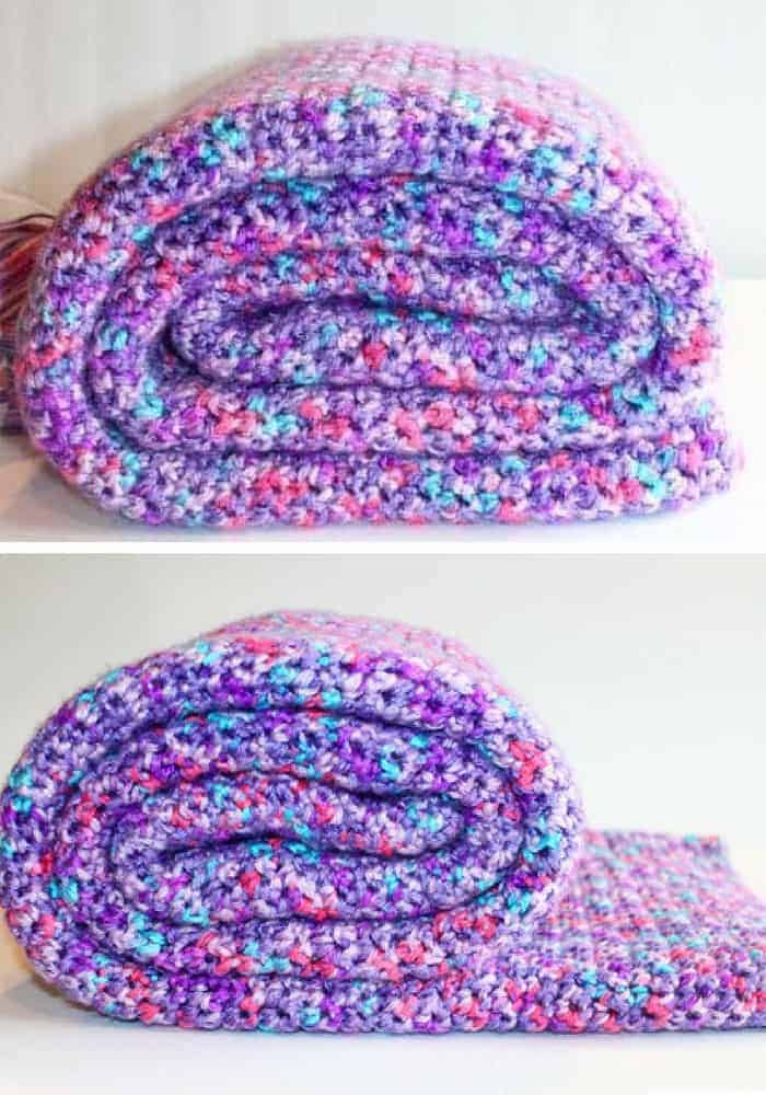 Single bed discount crochet blanket size