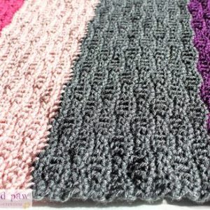 Crochet Wave Stitch Tutorial and Blanket