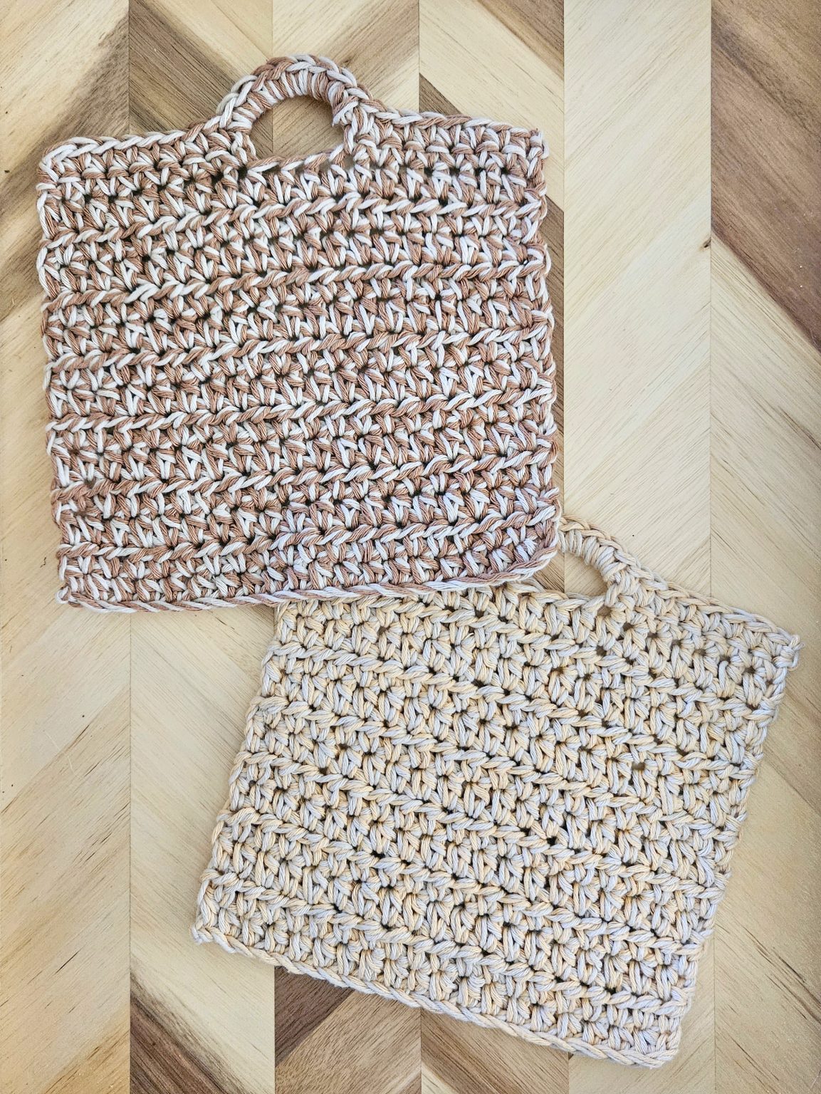 Easy Crochet Hot Pads with Handles Easy Crochet