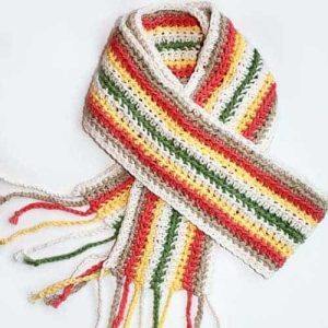 Extra Long Summer Crochet Scarf Pattern