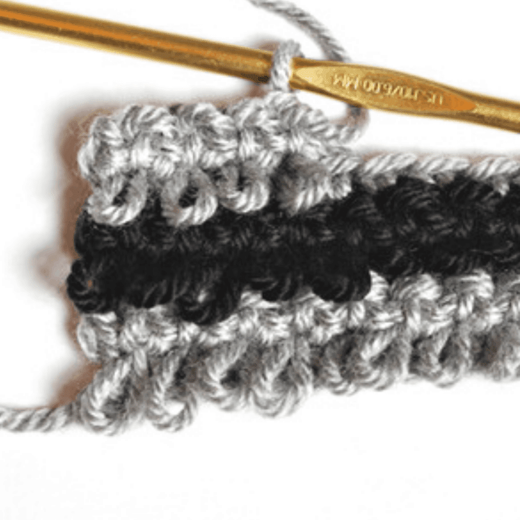 Featured image of post Double Crochet Loop Stitch Uk : The double crochet is a very common stitch to use for post stitches, for example.