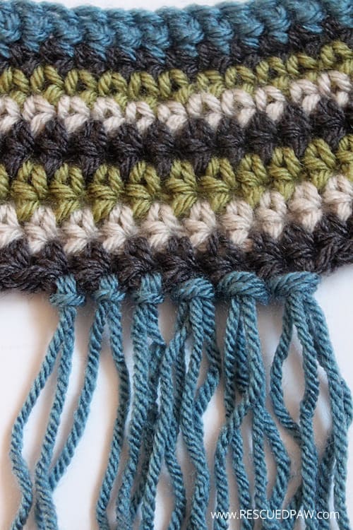 How to Add Fringe to Crochet Projects (Scarves & Blankets)