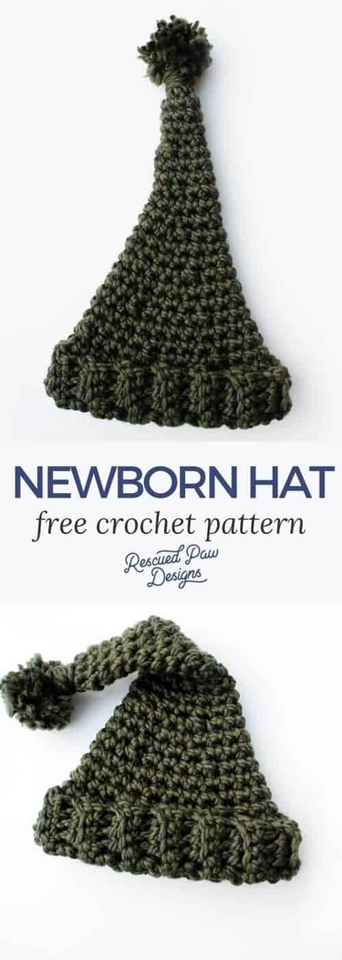 Newborn Beanie Hat Crochet Pattern