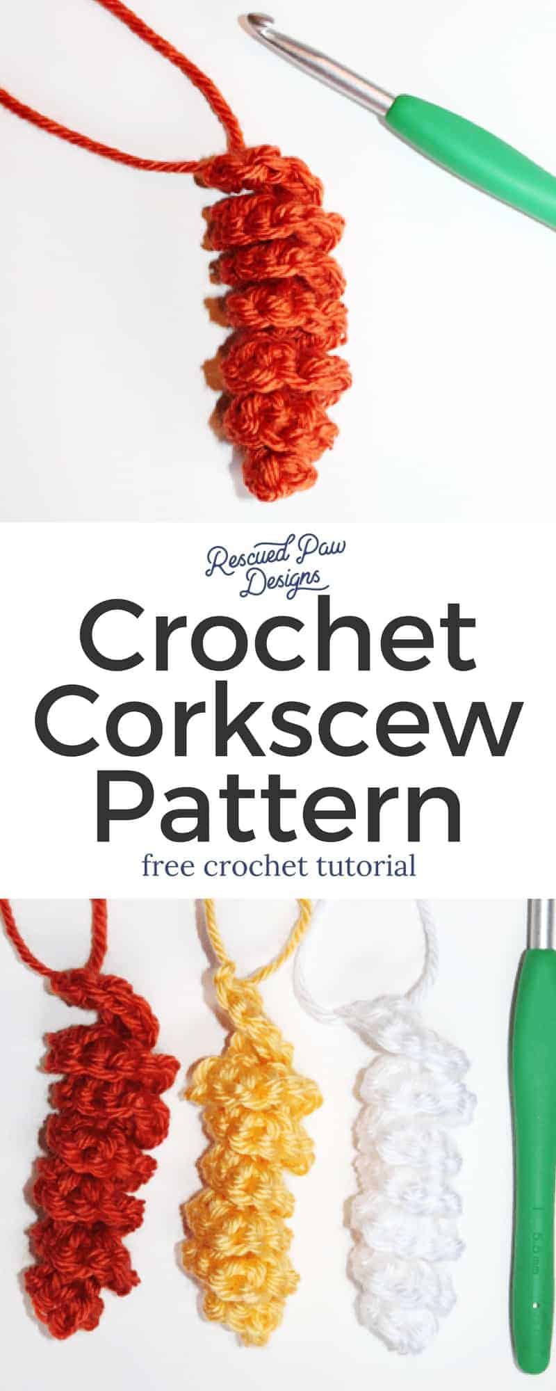 Crochet Curlicue Pattern - Quick and Easy - ChristaCoDesign