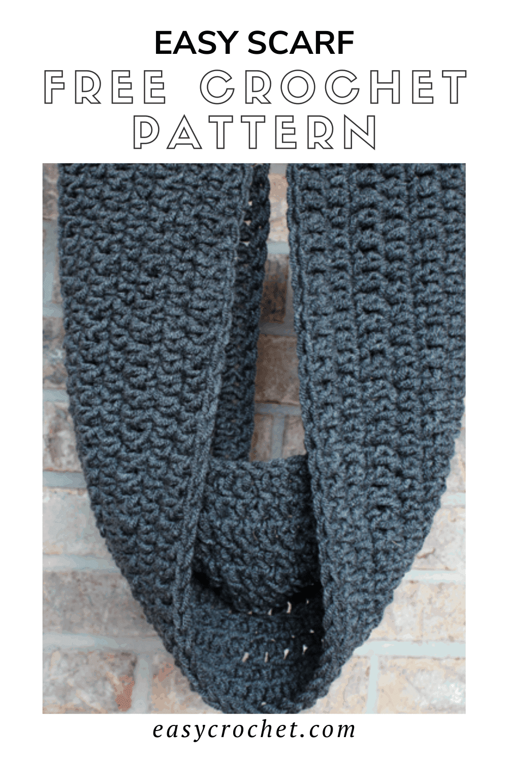 Fast & Easy Infinity Scarf - Easy to Follow Written Crochet