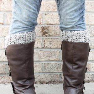 Free Crochet Boot Cuffs Pattern & Tutorial