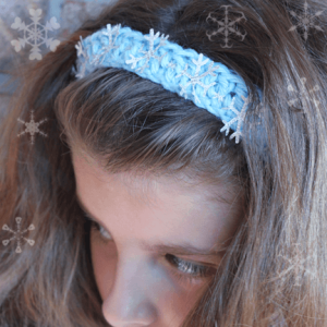 Crochet Headband Pattern Frozen Snowflakes