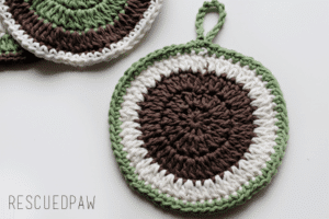 Easy Round Crochet Potholder Pattern