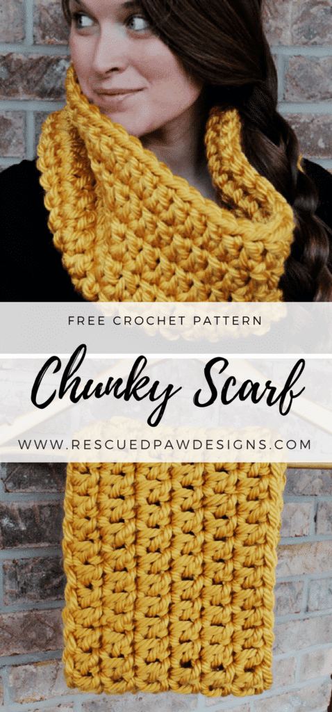 Chunky Infinity Scarf Crochet Pattern - Make one today or Pin and Save for Later! 