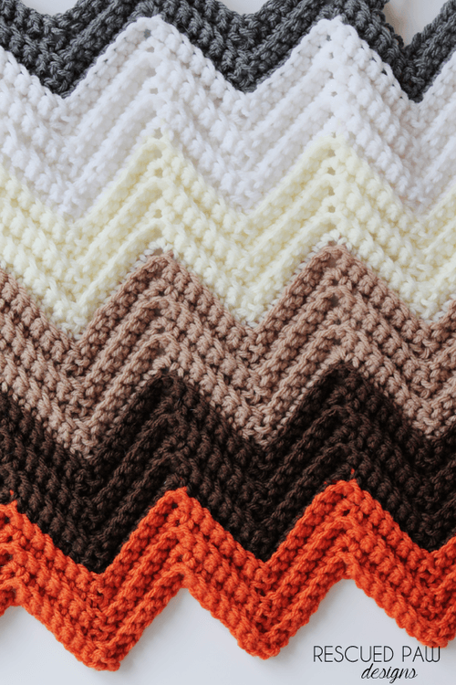 Chevron Crochet Blanket Pattern Easy Crochet