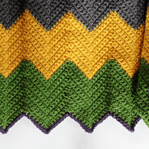 Colorful Chevron Blanket Pattern