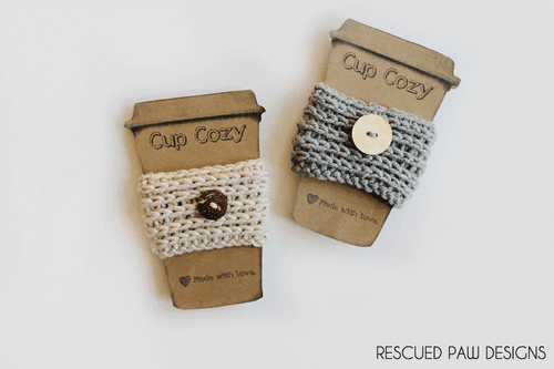 Crochet Coffee Cozy by Easy Crochet www.easycrochet.com