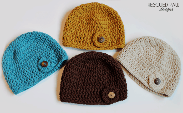 6 Easy Crochet Hat Patterns for Beginners