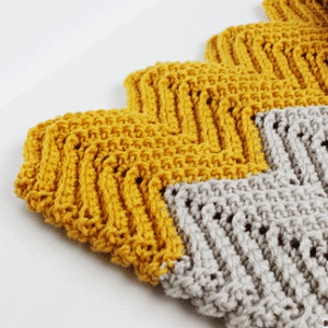 Wonders Chevron Crochet Blanket Pattern