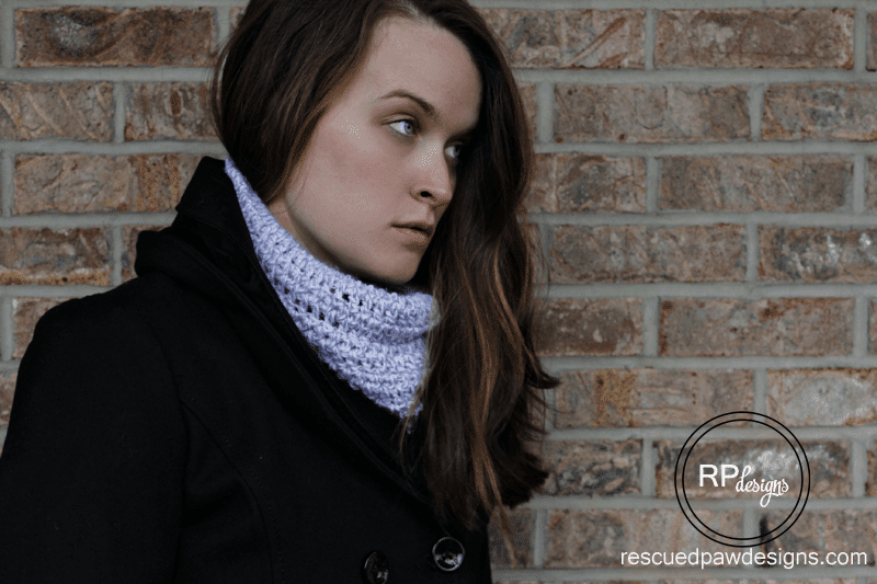  Lightweight Grey Cowl - Free Crochet Pattern by Easy Crochet