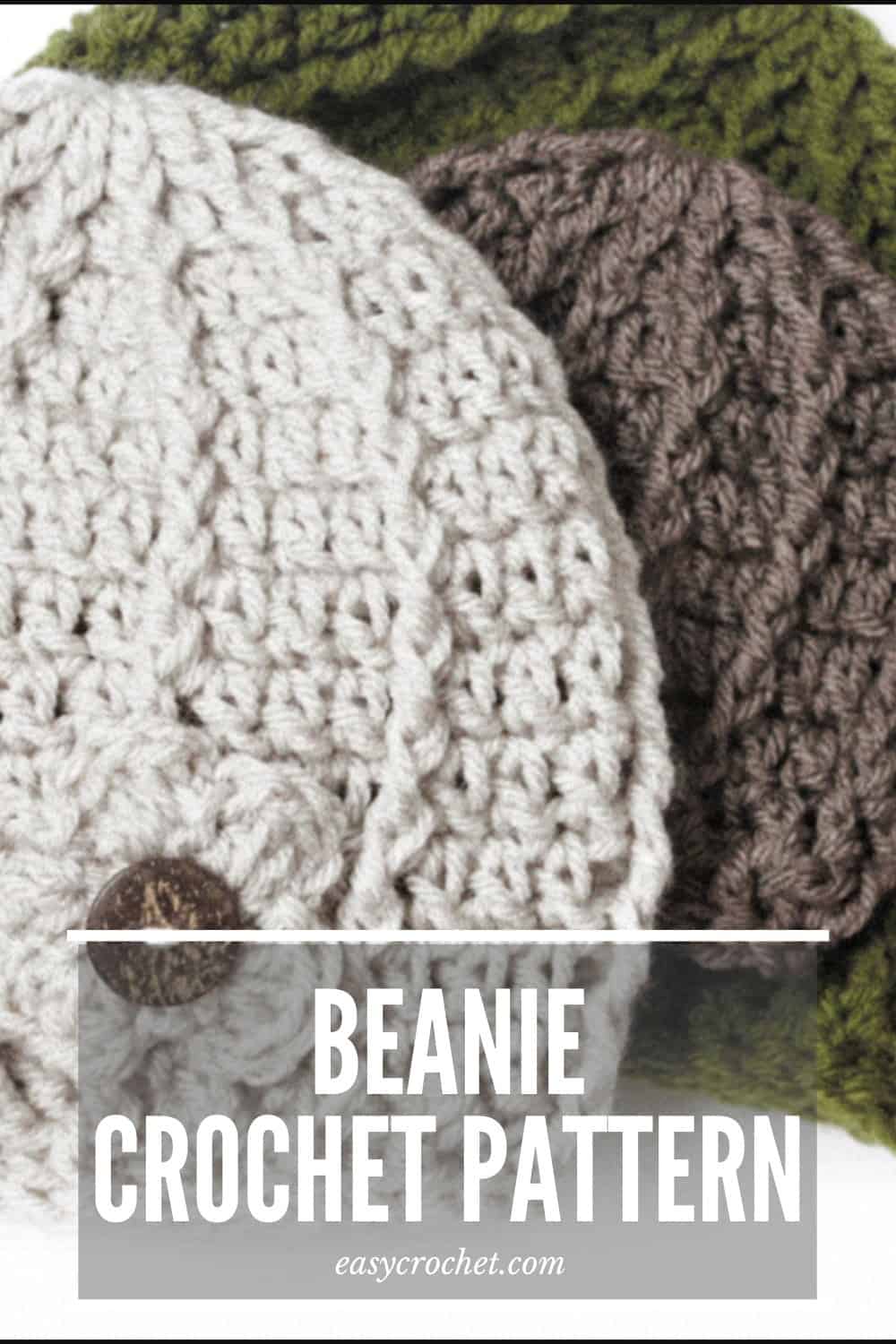 Make this unique beanie with our FREE crochet pattern! Uses easy to find yarn and is so fun to make. via @easycrochetcom