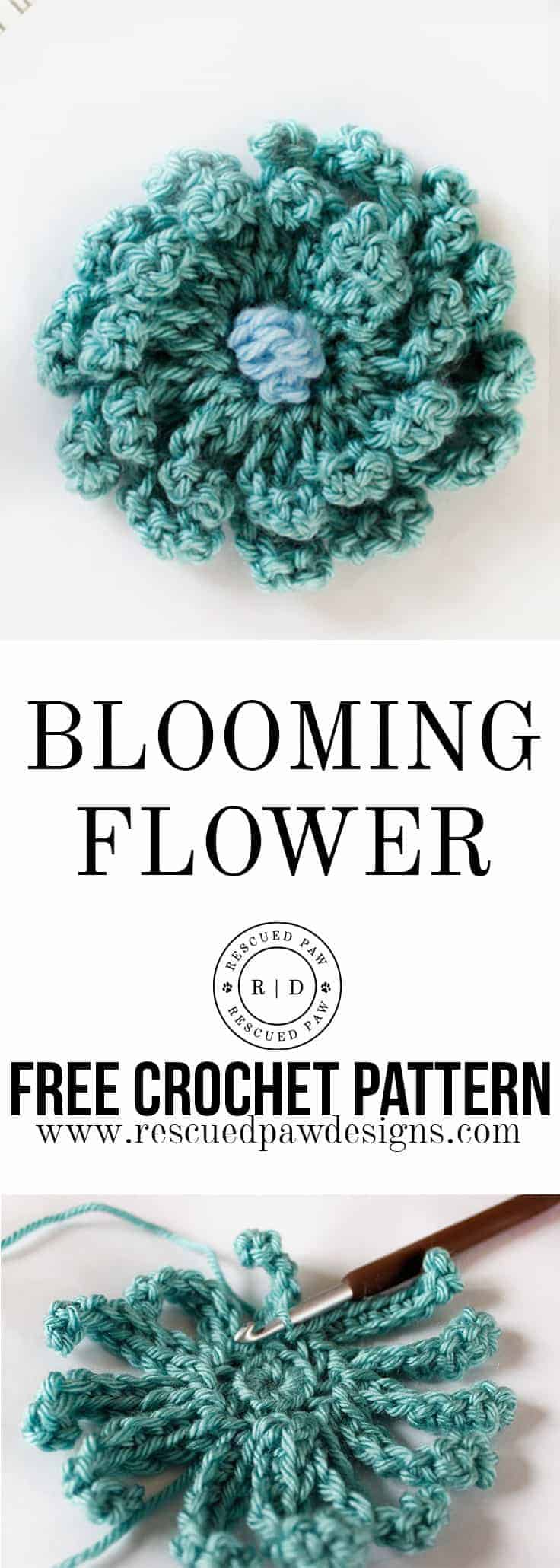 crochet flower pattern