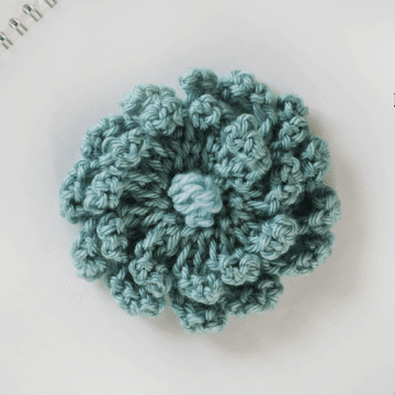 Crochet Flower Pattern Blooming Spring Flower