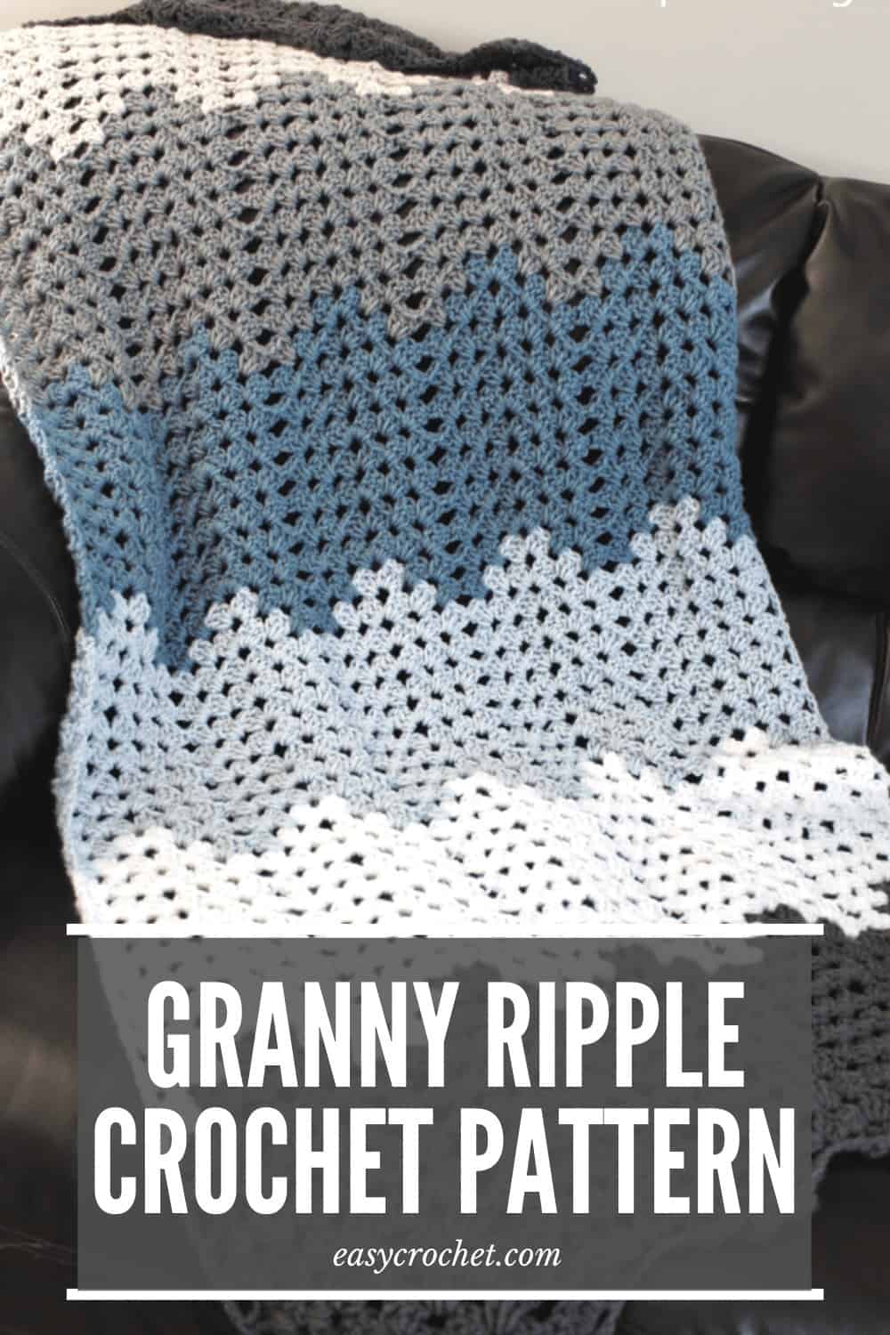Granny Ripple Crochet Pattern by Easy Crochet via @easycrochetcom