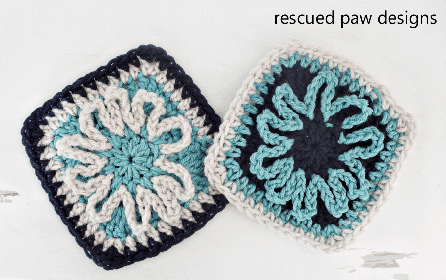 Crochet Flower Square Pattern