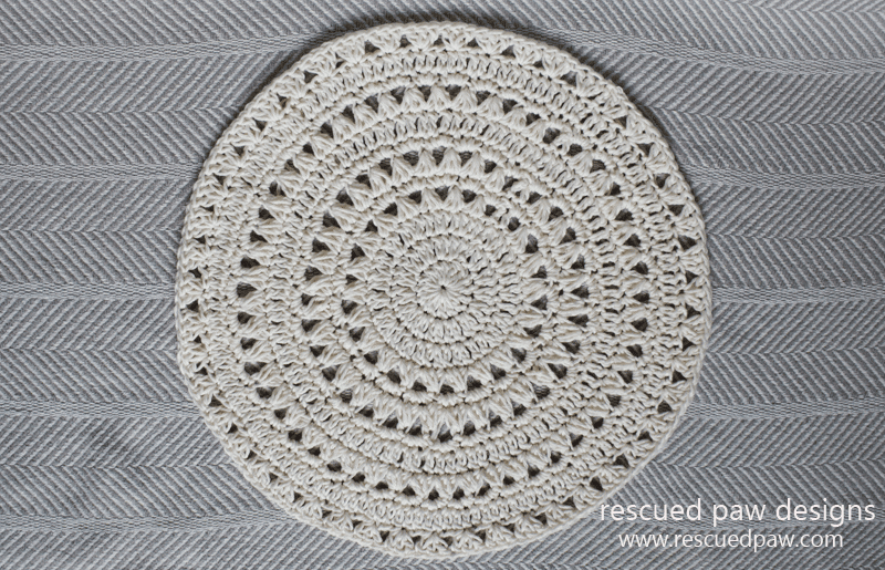 Round Crochet Doily Pattern