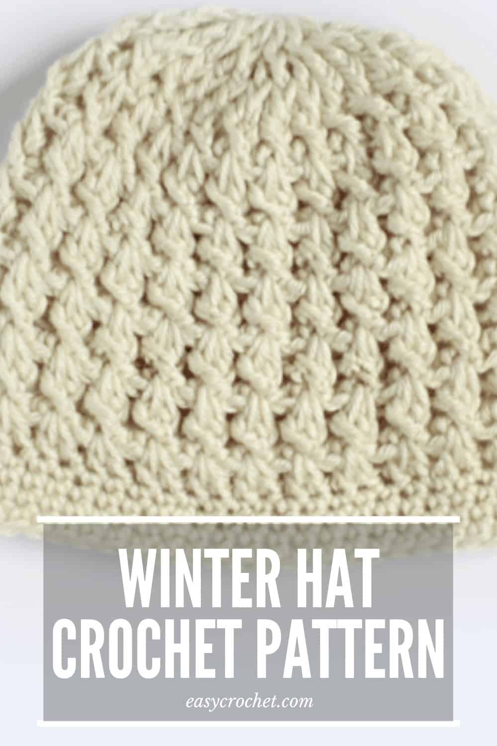 Winter Crochet Beanie Pattern - Easy Crochet Patterns