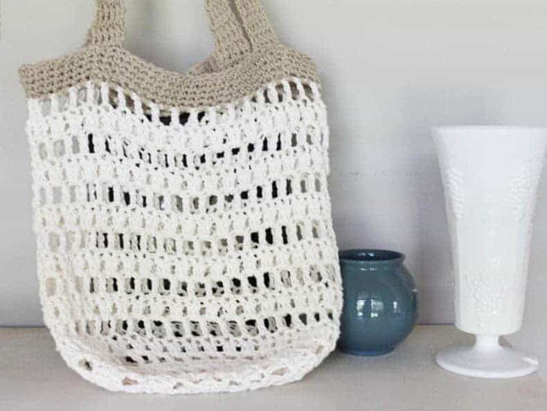 crochet market bag easy