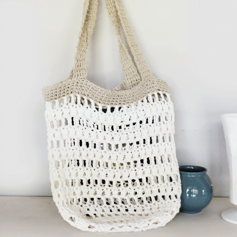 crochet market bag easy