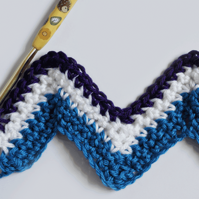 Simple Chevron Crochet Tutorial 