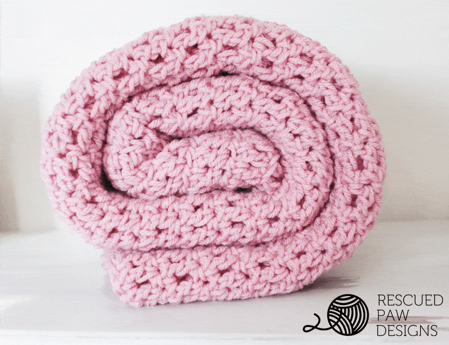 Simple Single Crochet Crochet Blanket Pattern 