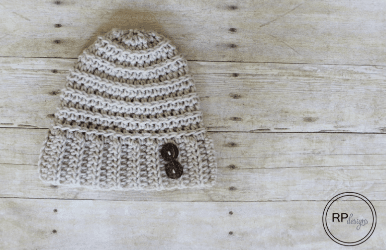 Andy Button Crochet Hat Pattern