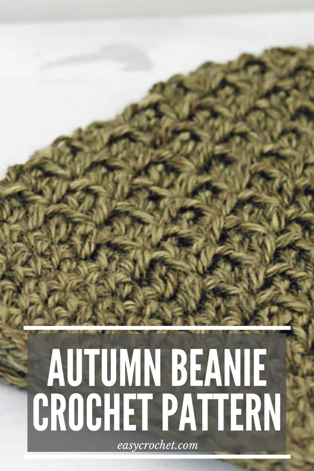 Free Autumn Crochet Beanie Pattern via @easycrochetcom