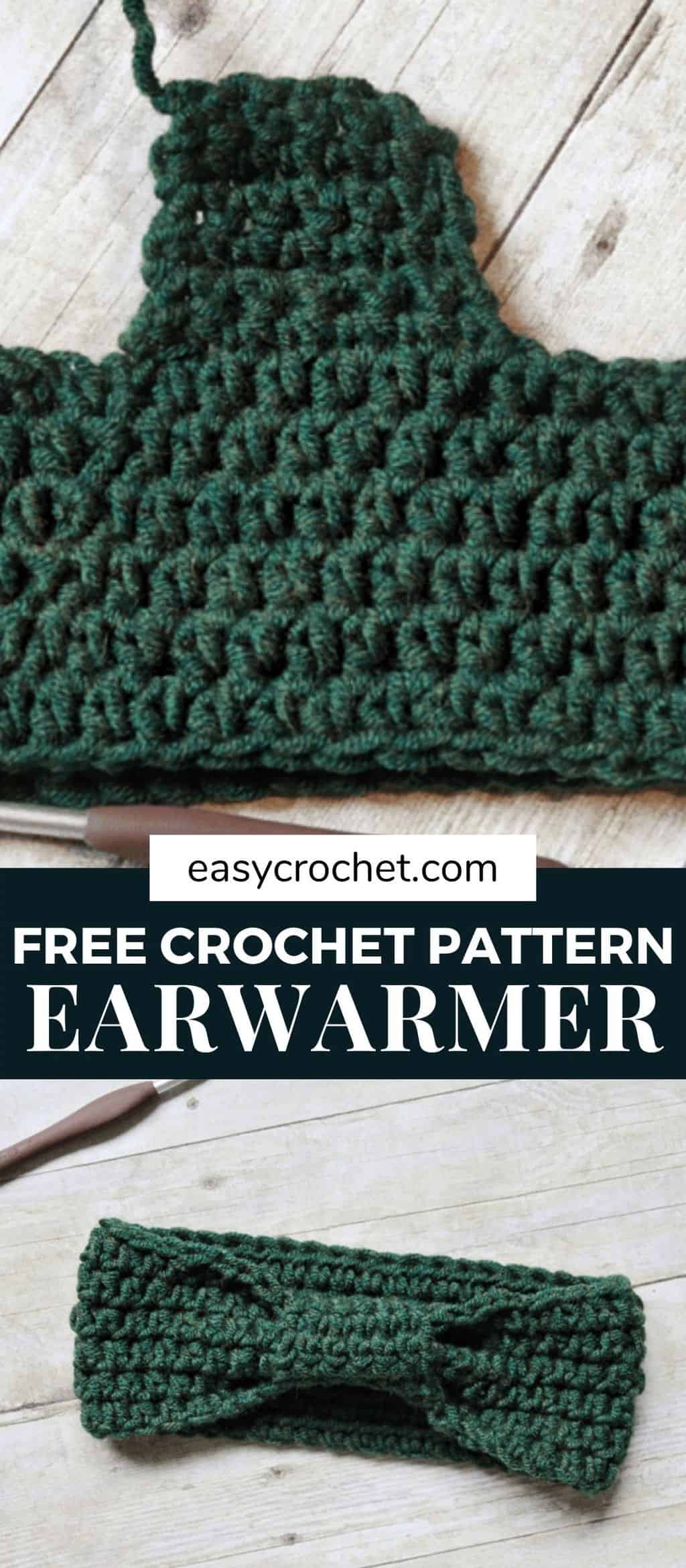 Wrapped Headband Crochet Pattern from Easy Crochet - Free Crochet Headband Pattern via @easycrochetcom