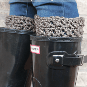 Half & Half Boot Cuffs – Crochet Pattern