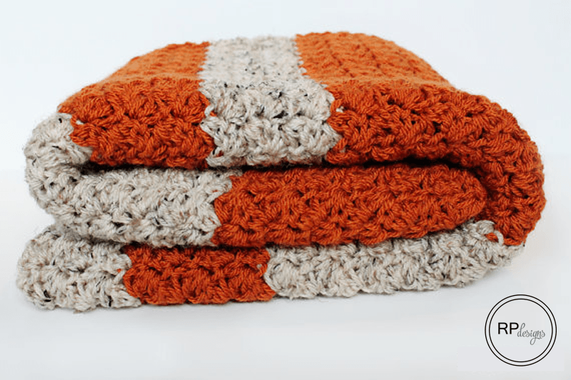 Pumpkin Blanket Crochet Pattern - Easy Crochet