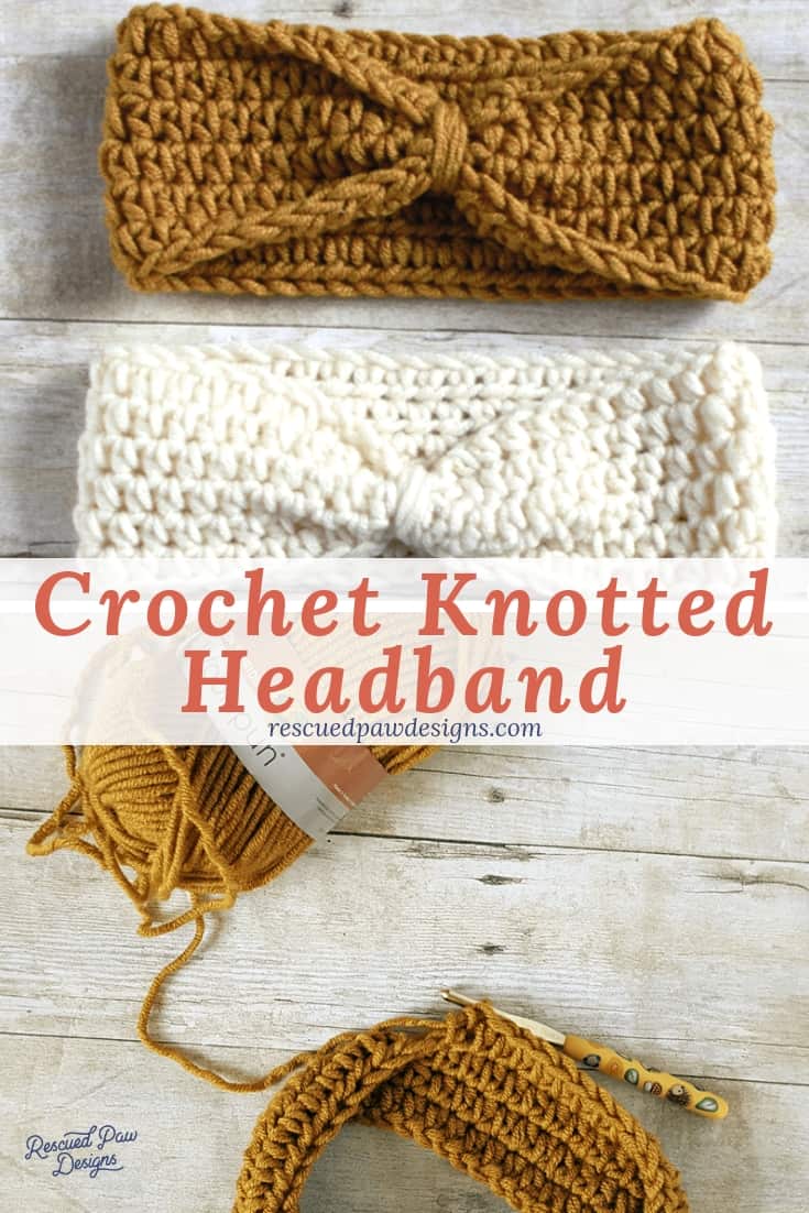 Free Knotted Headband Crochet Pattern from Easy Crochet! Click to Make Now or PIn to Save for Later!