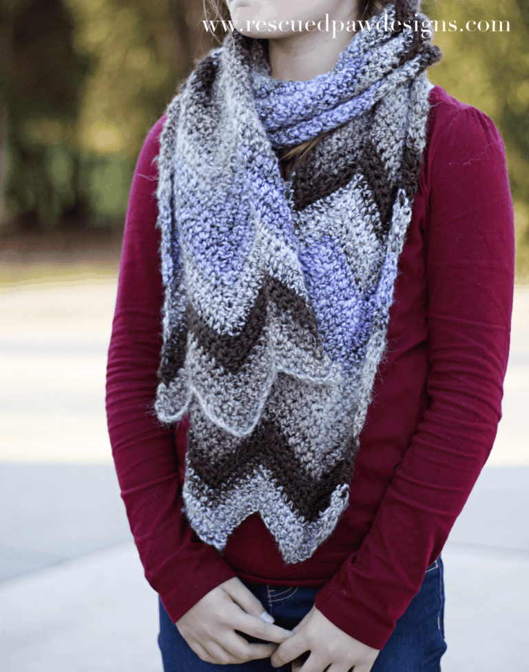 Chevron Scarf Crochet Pattern Easy Crochet Patterns 3825