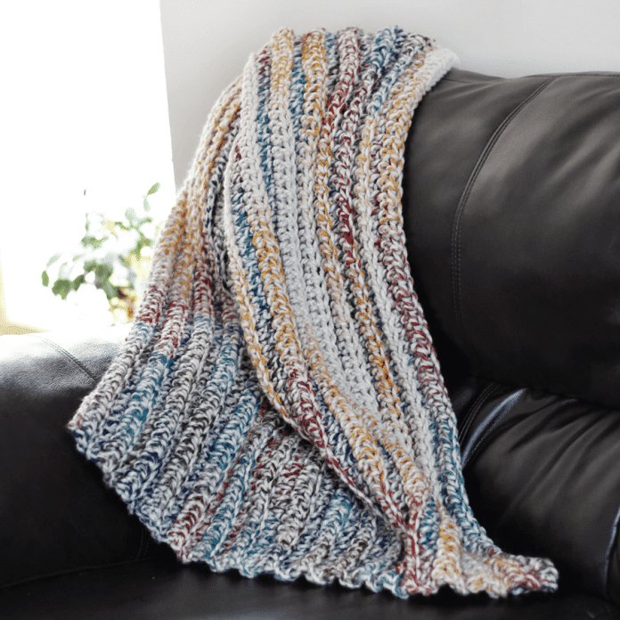 Chunky Throw Crochet Blanket