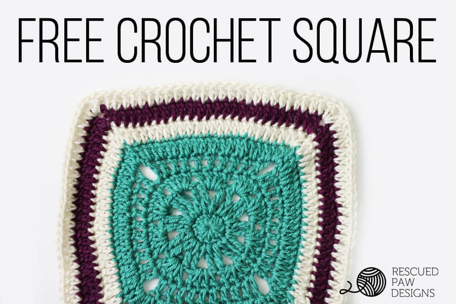 12 x 12 Free Crochet Blanket Square Pattern by Easy Crochet || How to Crochet a Square