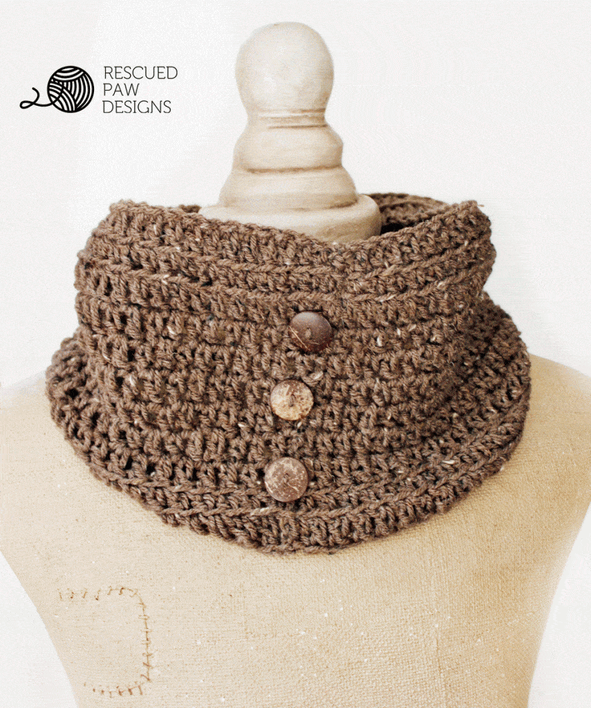 Crochet Cowl Pattern - The Charlie by Easy Crochet || Free Crochet Cowl Pattern