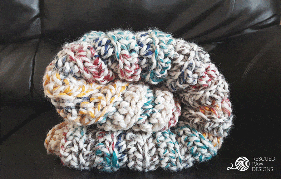 Chunky Crochet Blanket Pattern by Easy Crochet