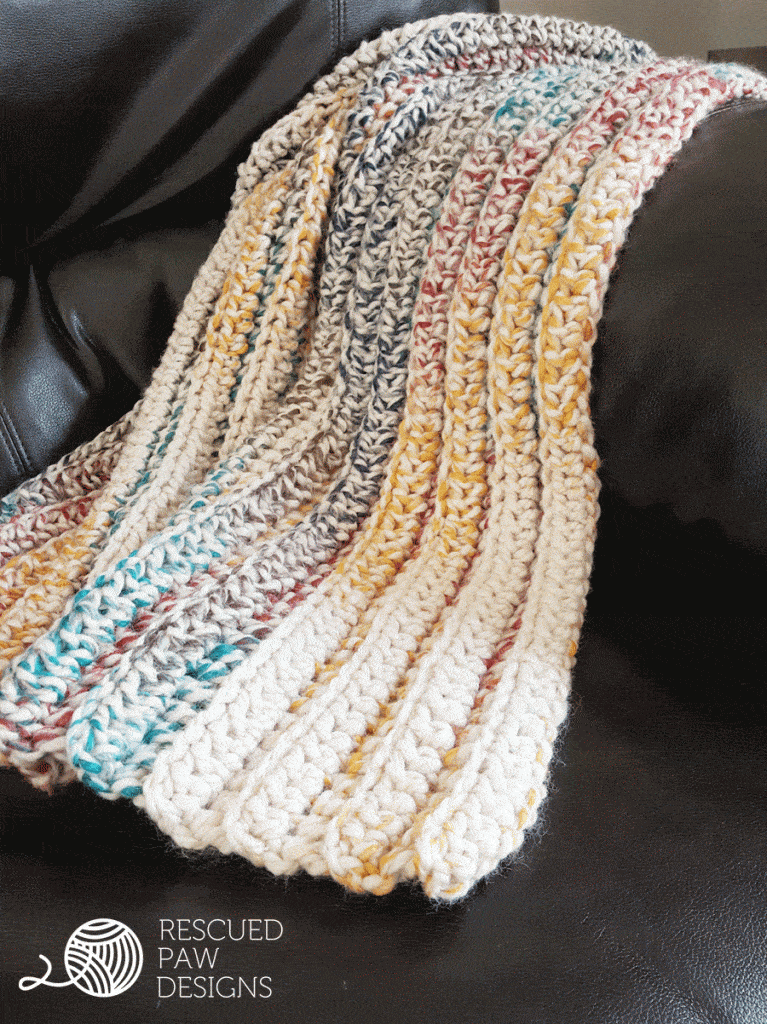 Chunky Yarn Blanket Crochet Pattern