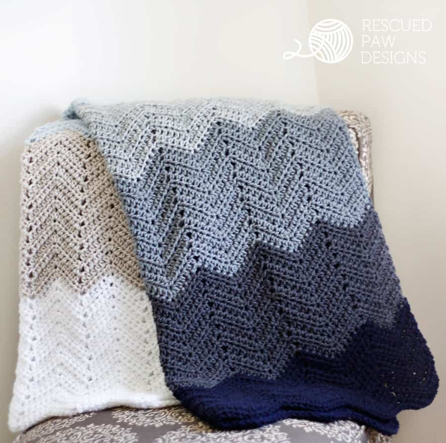 Ripple Crochet Blanket Pattern Free
