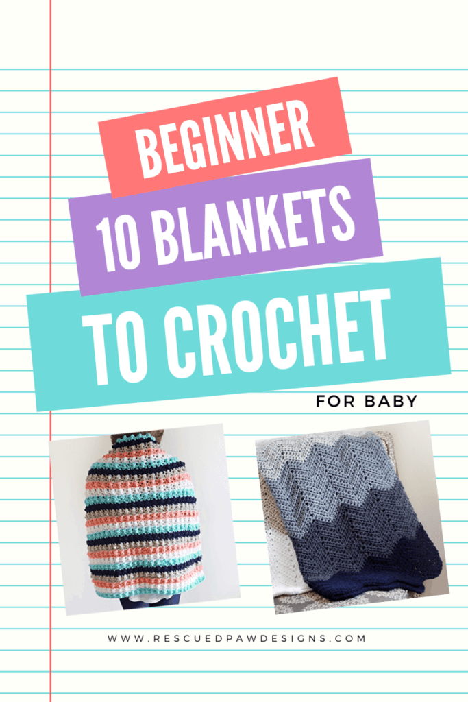 10 Blankets to Crochet for a Baby Shower or as a gift by Easy Crochet. Click to Read or Pin and Save for Later! 