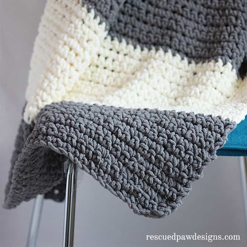 Easy Granite Crochet Blanket Pattern for Beginners Easy Crocheted Throw