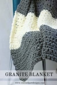 Granite Crochet Throw Blanket Pattern