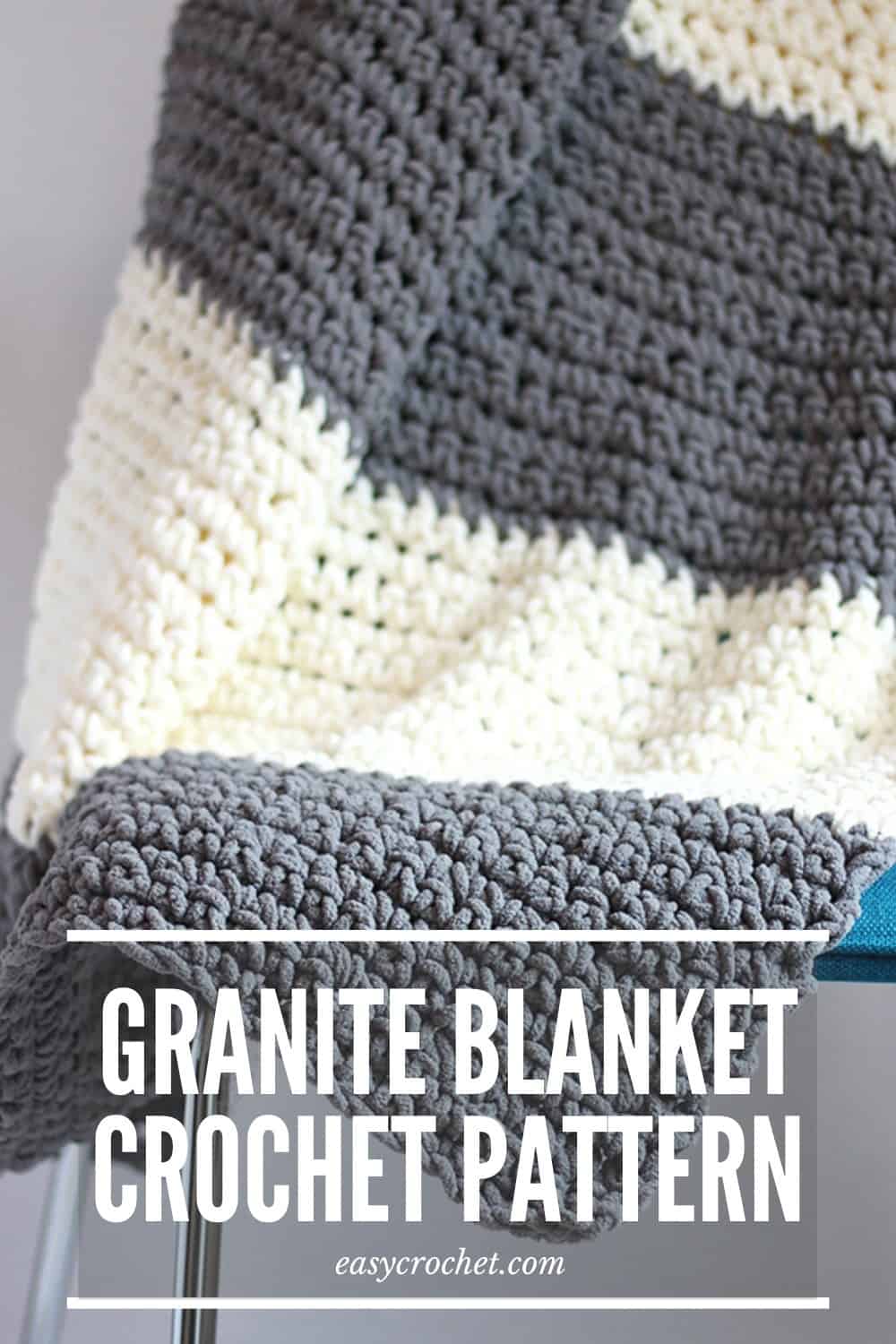 Free Crochet Blanket Pattern by Easy Crochet - Make this beginner-friendly crochet blanket pattern with our FREE crochet pattern! easycrochet.com via @easycrochetcom