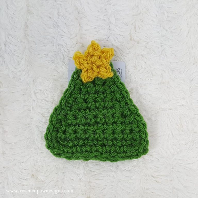 Crochet Tree Gift Card Holder